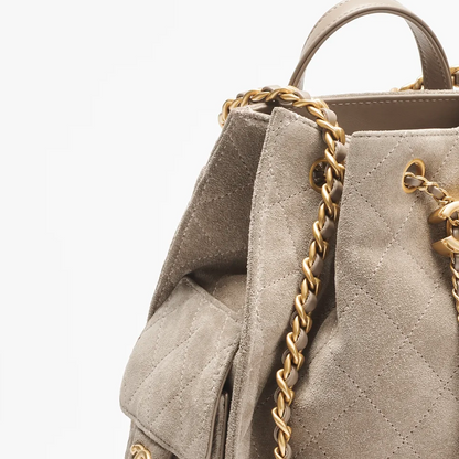 Suede Élégance 25 Bag