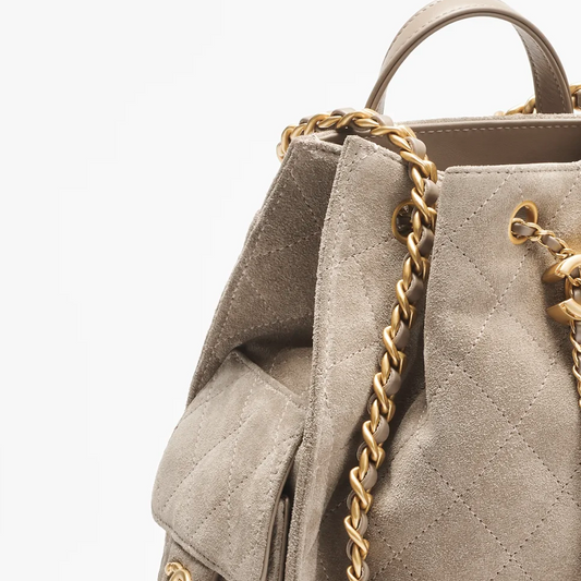 Suede Élégance 25 Bag